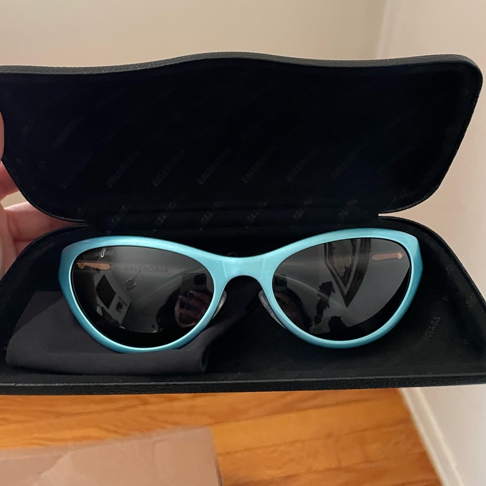 Balenciaga Blue Sunglasses